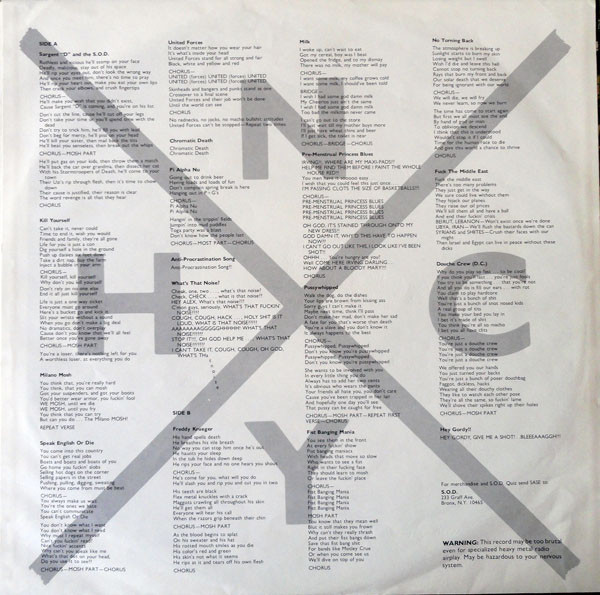 Stormtroopers Of Death - Speak English Or Die | Roadrunner Records (RR 9725) - 5