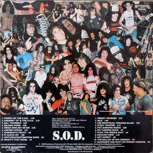 Stormtroopers Of Death - Speak English Or Die | Roadrunner Records (RR 9725) - 2