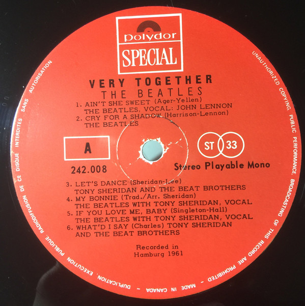 The Beatles - Very Together | Polydor (242.008) - 3