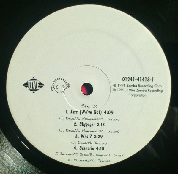 A Tribe Called Quest - The Low End Theory | Jive (01241-41418-1) - 7 A Tribe Called Quest - The Low End Theory | Jive (01241-41418-1) - 7