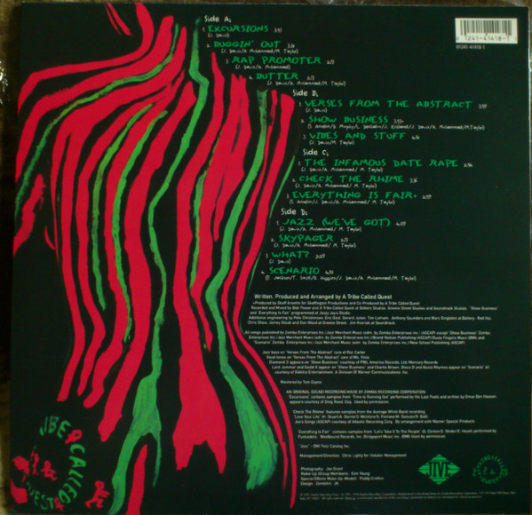 A Tribe Called Quest - The Low End Theory | Jive (01241-41418-1) - 2 A Tribe Called Quest - The Low End Theory | Jive (01241-41418-1) - 2