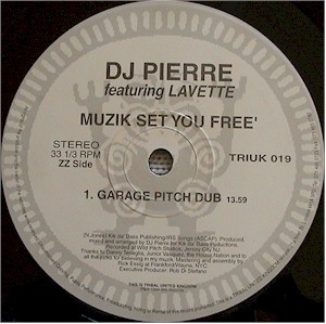 DJ Pierre Featuring Lavette - Muzik Set You Free | TRIBAL United Kingdom (TRIUK 019) - 4 DJ Pierre Featuring Lavette - Muzik Set You Free | TRIBAL United Kingdom (TRIUK 019) - 4