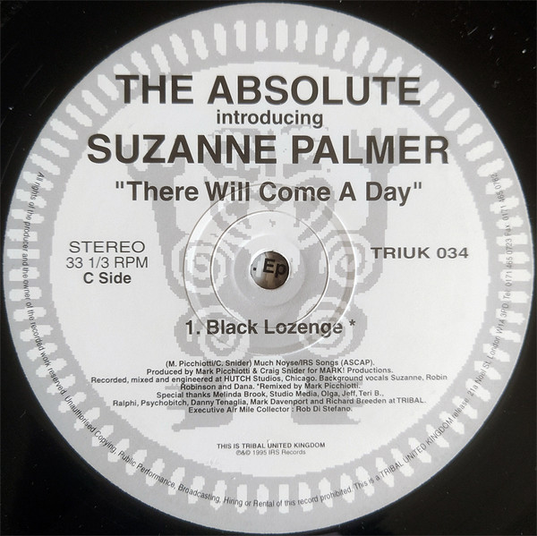 The Absolute  &  Suzanne Palmer - There Will Come A Day | TRIBAL United Kingdom (TRIUK 034) - 5