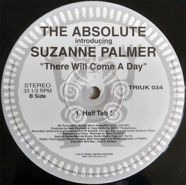The Absolute  &  Suzanne Palmer - There Will Come A Day | TRIBAL United Kingdom (TRIUK 034) - 4