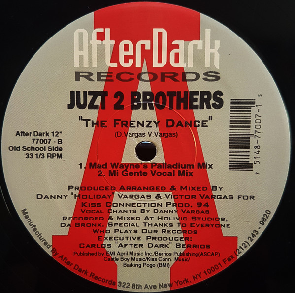 Juzt 2 Brothers - The Frenzy Dance | After Dark Records (AD-77007) - 2