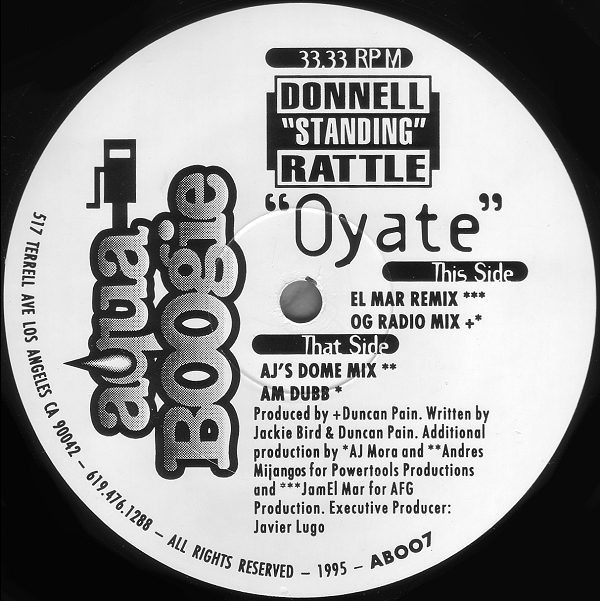 Donnell "Standing" Rattle - Oyate | Aqua Boogie Records (AB007)
