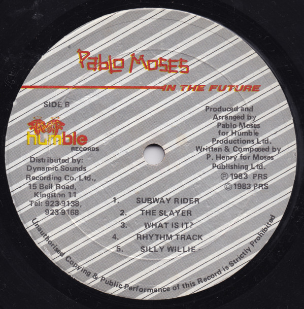 Pablo Moses - In The Future | Humble Records (none) - 4 Pablo Moses - In The Future | Humble Records (none) - 4