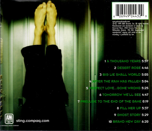 Sting - Brand New Day | A&M Records (0694904432) - 2 Sting - Brand New Day | A&M Records (0694904432) - 2