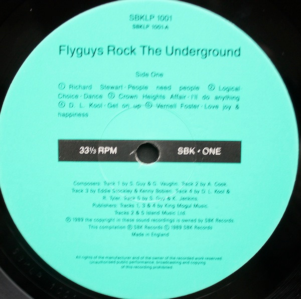 Various - Flyguys Rock The Underground | SBK One (SBKLP 1001) - 2