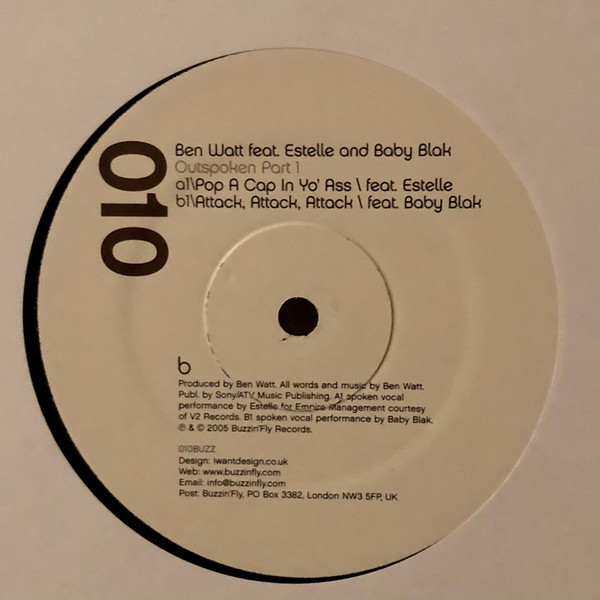 Ben Watt - Outspoken Part 1 | Buzzin' Fly Records (010BUZZ) - 3