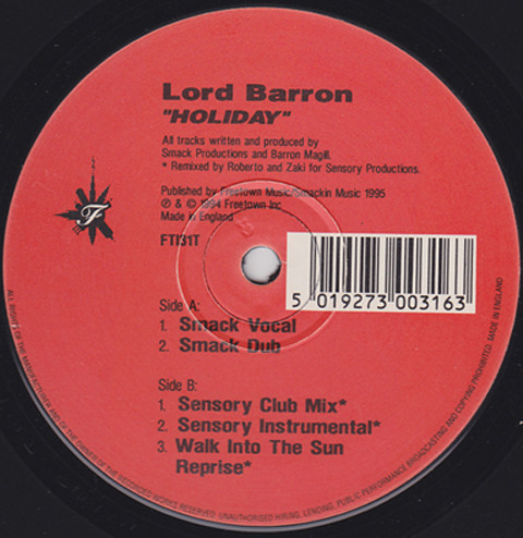 Lord Barron - Holiday | Freetown Inc (FTI31T)
