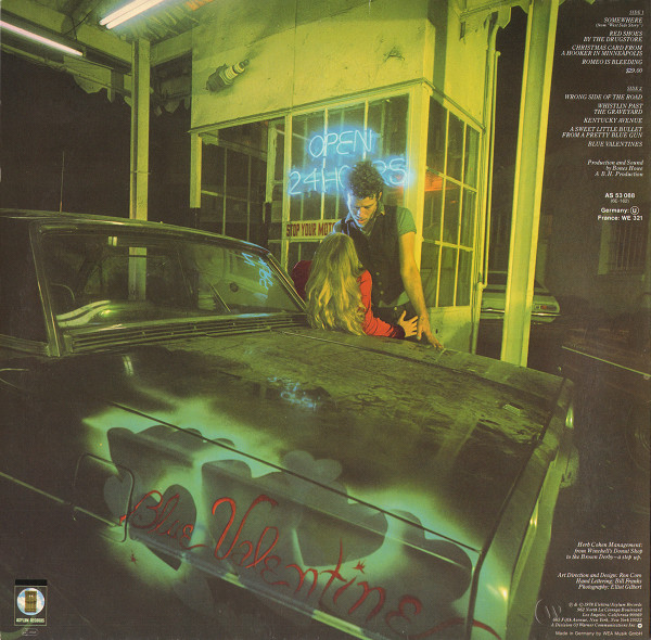 Tom Waits - Blue Valentine | Asylum Records (AS 53 088) - 4
