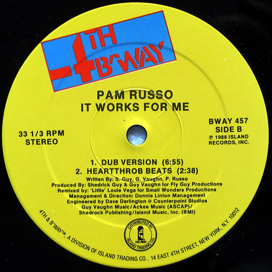 Pam Russo - It Works For Me | 4th & Broadway (BWAY 457) - 2