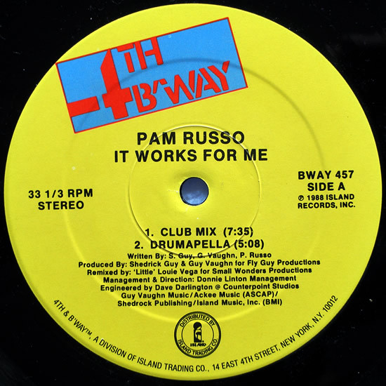 Pam Russo - It Works For Me | 4th & Broadway (BWAY 457) - main