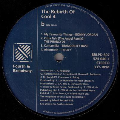 Various - The Rebirth Of Cool 4most | 4th & Broadway (BRLPD 607) - 4