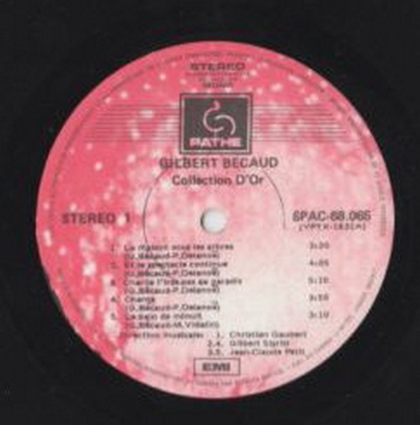 Gilbert Becaud - Collection D'Or | Pathé (SPAC-68.065) - 4