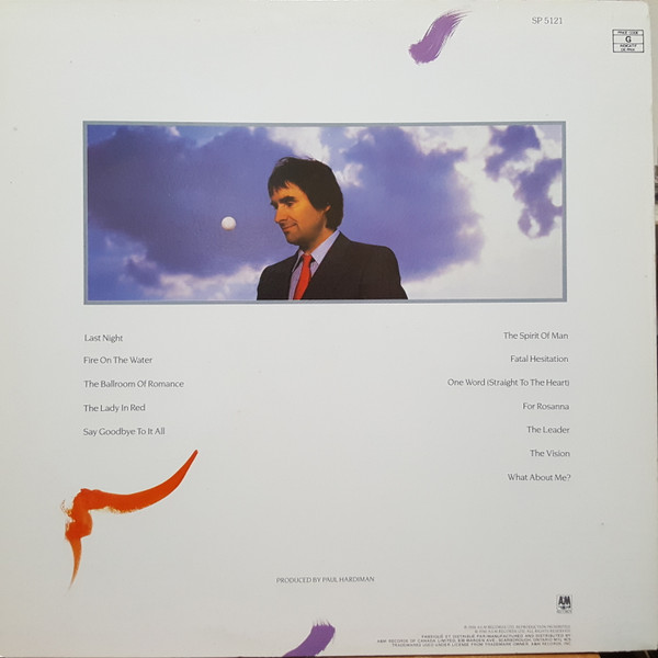 Chris de Burgh - Into The Light | A&M Records (SP-5121) - 2