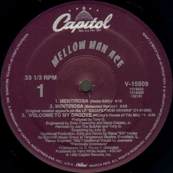 Mellow Man Ace - Mentirosa | Capitol Records (V-15509) - 3 Mellow Man Ace - Mentirosa | Capitol Records (V-15509) - 3