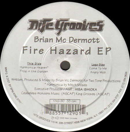 Brian McDermott - Fire Hazard EP | Nite Grooves (KNG 90)