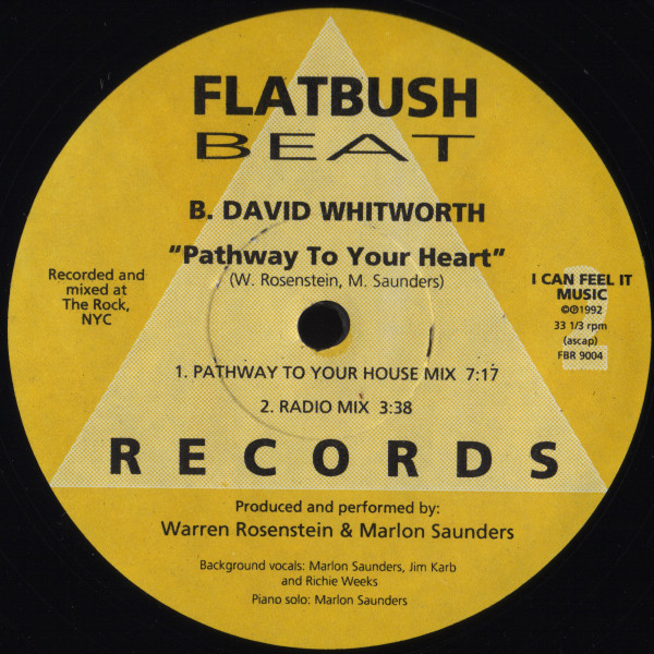 B. David Whitworth - Pathway To Your Heart | Flatbush Beat Records (FBR 9004) - 2