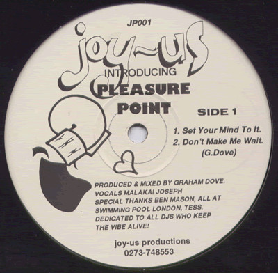 Pleasure Point - Set Your Mind To It EP | Joy-Us Productions (JP001) - main Pleasure Point - Set Your Mind To It EP | Joy-Us Productions (JP001) - main