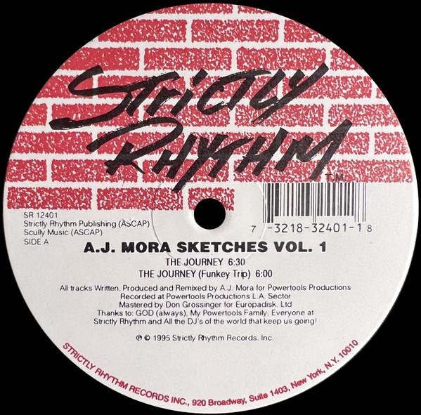 AJ Mora - Sketches (Vol. 1) | Strictly Rhythm (SR 12401) - 2