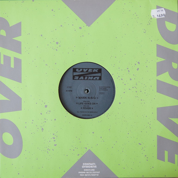 Mark N-R-G - Life Goes On | Overdrive (OVER 092-12) - main