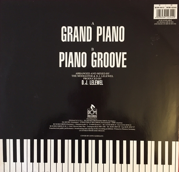 The Mixmaster - Grand Piano | BCM Records (BCM 344 X) - 2 The Mixmaster - Grand Piano | BCM Records (BCM 344 X) - 2