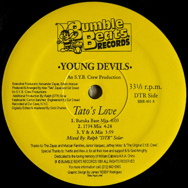 Young Devils - Tato's Love | Bumble Beats Records (BBR-001) - main Young Devils - Tato's Love | Bumble Beats Records (BBR-001) - main