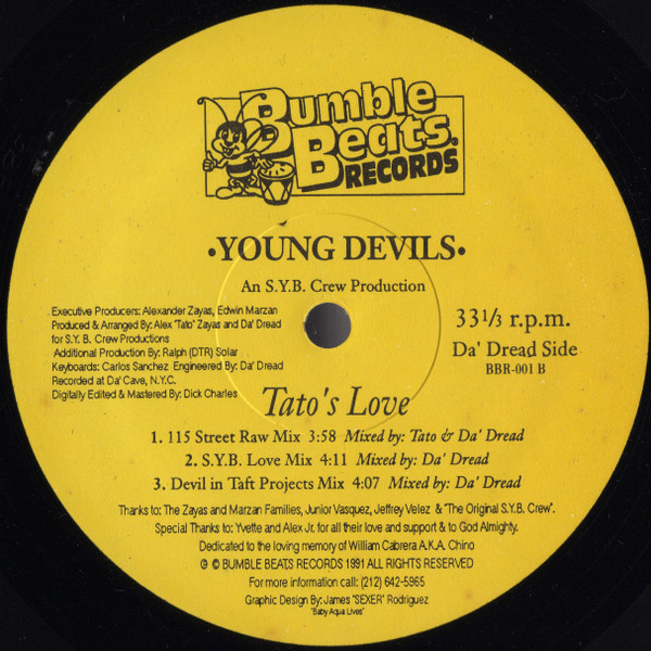 Young Devils - Tato's Love | Bumble Beats Records (BBR-001) - 2 Young Devils - Tato's Love | Bumble Beats Records (BBR-001) - 2