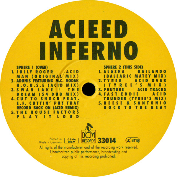 Various - Acieed Inferno | BCM Records (BCM 33014) - 4 Various - Acieed Inferno | BCM Records (BCM 33014) - 4
