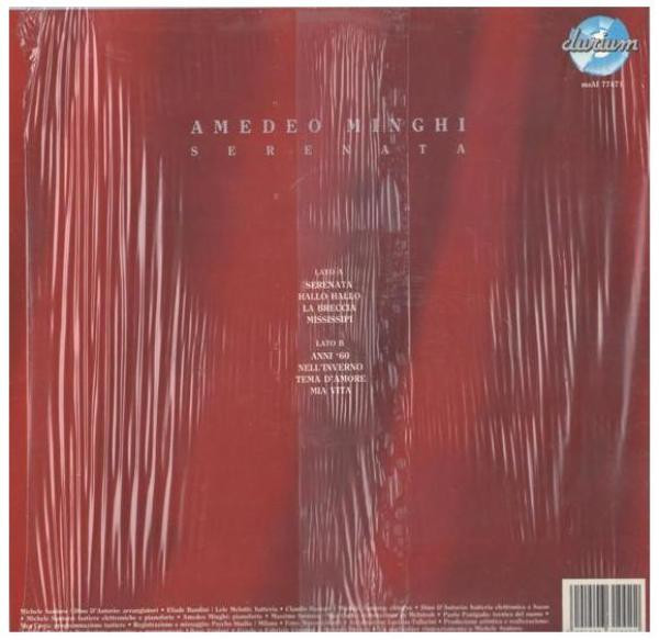 Amedeo Minghi - Serenata | Durium (ms AI 77471) - 2 Amedeo Minghi - Serenata | Durium (ms AI 77471) - 2