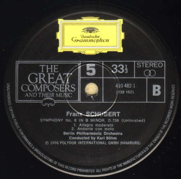 Symphony No. 8 In B Minor ('Unfinished') D.759 / Symphony No. 5 In B-Flat Minor D.485