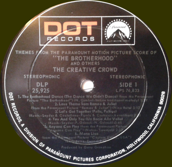 Themes From The Paramount Picture Score Of The Brotherhood And Others