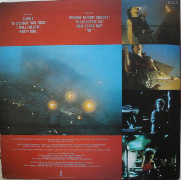 U2 - Live "Under A Blood Red Sky" | Island Records (IMA3) - 2