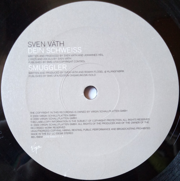 Sven Väth - Contact | Virgin (7243 8489651 5) - 5 Sven Väth - Contact | Virgin (7243 8489651 5) - 5