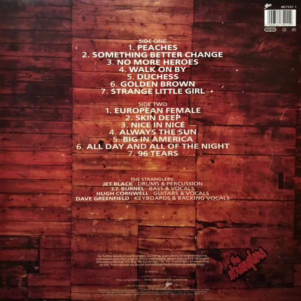 The Stranglers - Greatest Hits 1977 - 1990 | Epic (467541 1) - 2