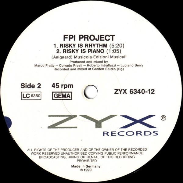 FPI Project - Risky | ZYX Records (ZYX 6340-12) - 4 FPI Project - Risky | ZYX Records (ZYX 6340-12) - 4