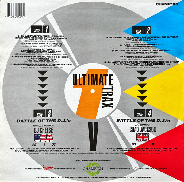 Various - Ultimate Trax | Champion (CHAMP 103) - 2