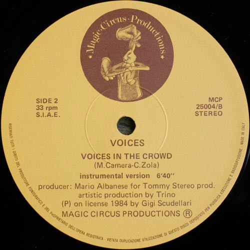 Voices - Voices In The Crowd | Magic Circus Productions (MCP 25004) - 4