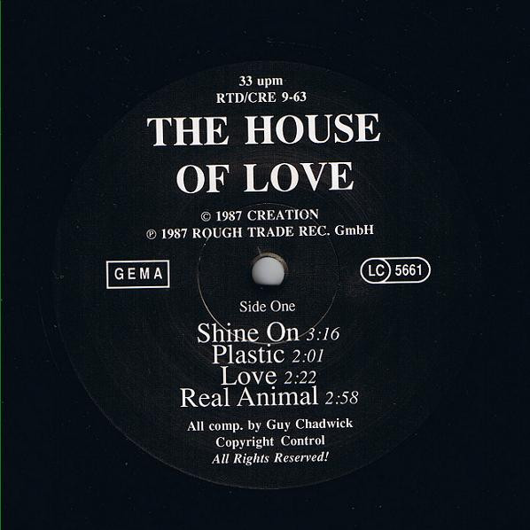 The House Of Love - The House Of Love | Creation Records (RTD/CRE 9-63) - 3