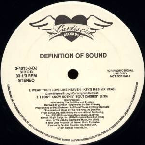 Definition Of Sound - Wear Your Love Like Heaven | Cardiac Records (3-4015-0-DJ) - 3 Definition Of Sound - Wear Your Love Like Heaven | Cardiac Records (3-4015-0-DJ) - 3
