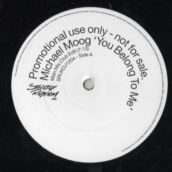 Michael Moog - You Belong To Me | Strictly Rhythm UK (SRUKDJ1204)