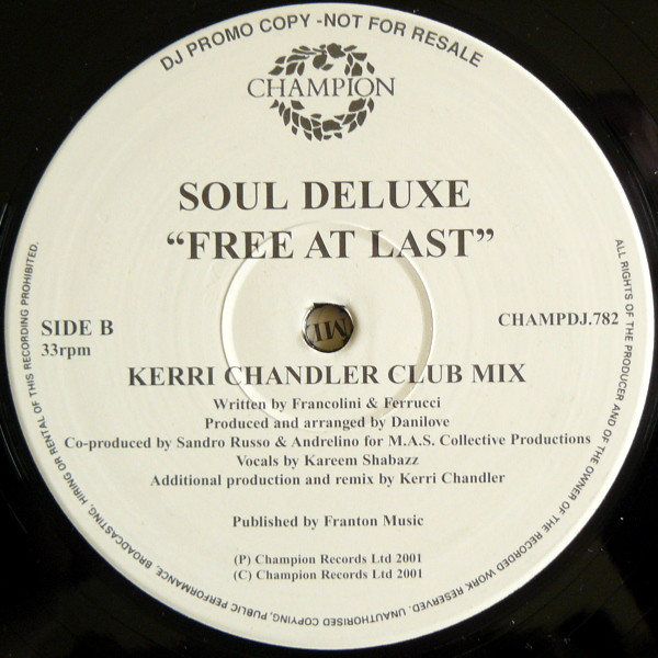 Soul Deluxe - Free At Last | Champion (CHAMPDJ.782) - 2 Soul Deluxe - Free At Last | Champion (CHAMPDJ.782) - 2