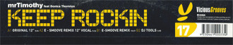 mrTimothy - Keep Rockin | Vicious Grooves (VG12017)