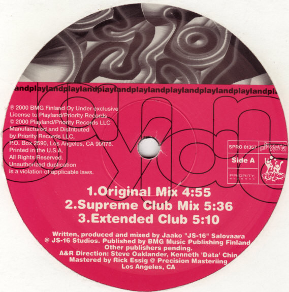 JS-16 - Love Supreme | Playland Records (SPRO 81357) - 3 JS-16 - Love Supreme | Playland Records (SPRO 81357) - 3
