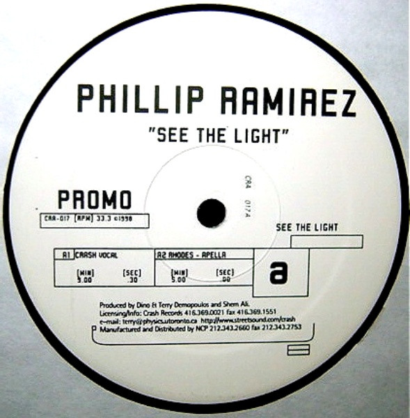 Phillip Ramirez - See The Light | Crash Records (CRA 017) - main Phillip Ramirez - See The Light | Crash Records (CRA 017) - main