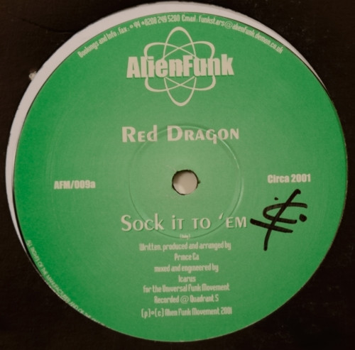 Red Dragon - Sock It To 'Em | Alien Funk Movement (AFM 009) - 3