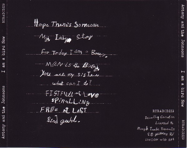 Antony And The Johnsons - I Am A Bird Now | Rough Trade (RTRADCD223) - 2