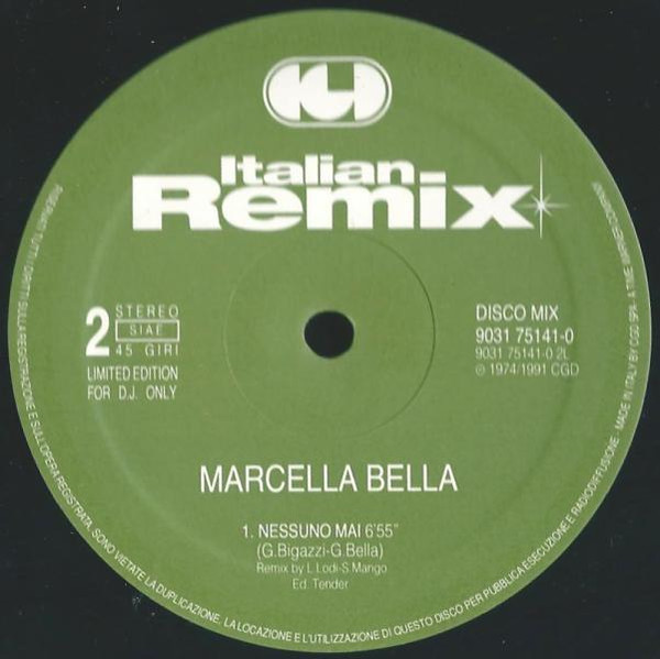 Various - Italian Remix | CGD (9031 75141-0) - 3